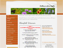 Tablet Screenshot of bloomfield-wi.us